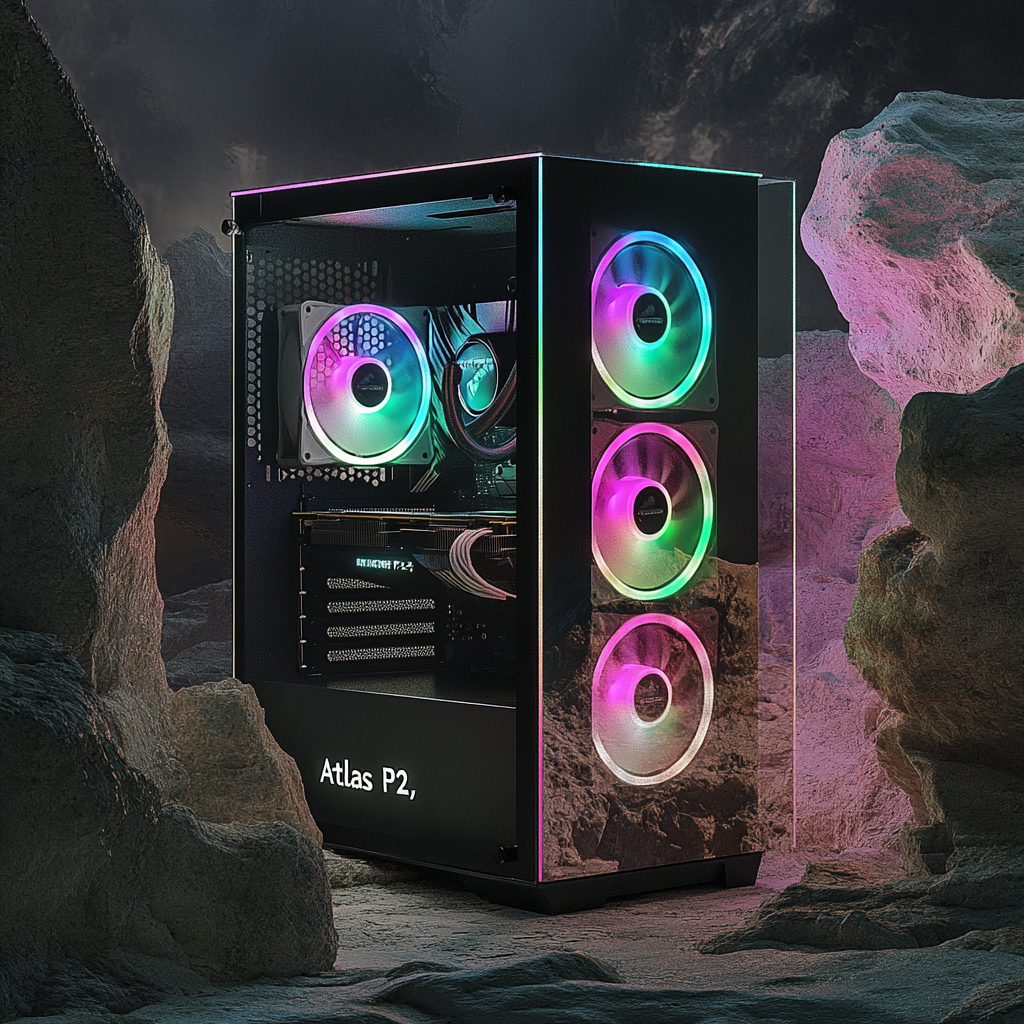 GAMDIAS ATLAS P2 CG Case: Elevate Your Gaming Setup Today